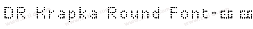 DR Krapka Round Font字体转换